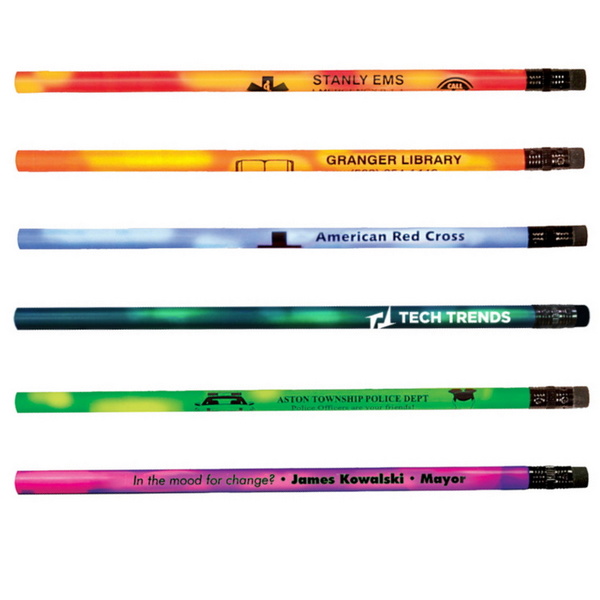 SA20550 Mood Pencil with Black Eraser and custo...